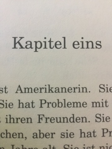 Kapitel Eins
