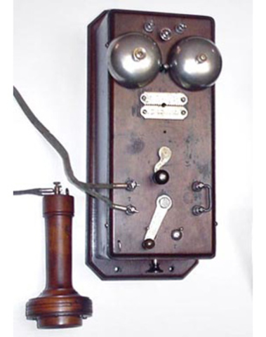 The first telephone line