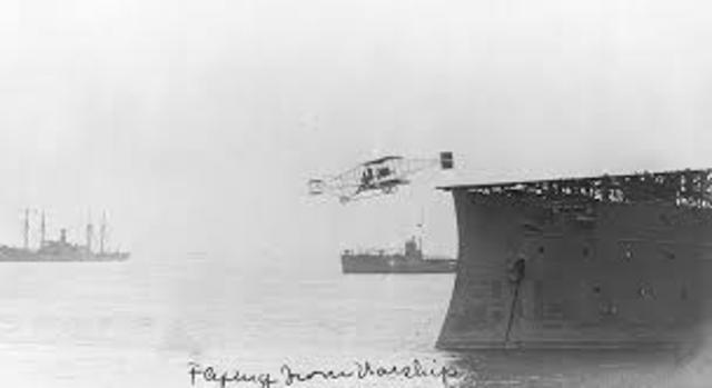 First take off from a ship