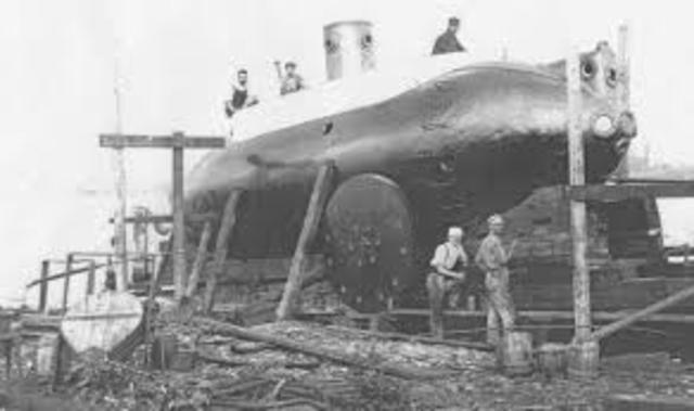 Columbian Iron Works built Argonaut path-breaking submarine