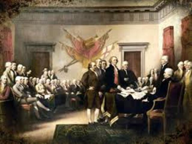 The declaration sighing