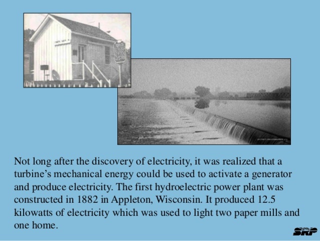 Hydro electric energy