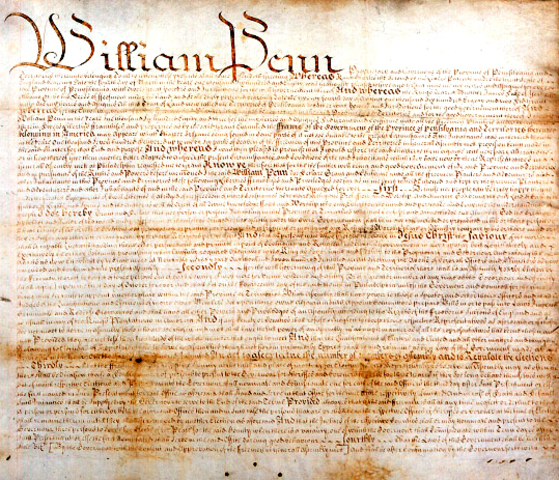 charter of Pennsylvina