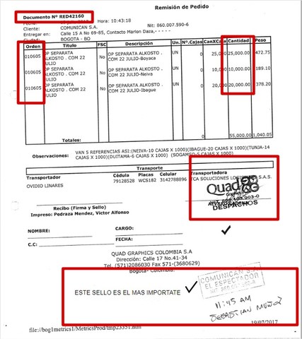 PASO 3 -ENTREGA DEL SERVICIO Y FIRMA DE LA REMISIÓN