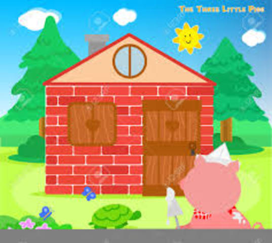 como vio que no sirvió resoplar, se quiso hacer amigo del cerdito y lo cito a una plantación de nabos pero este cerdito se adelanto