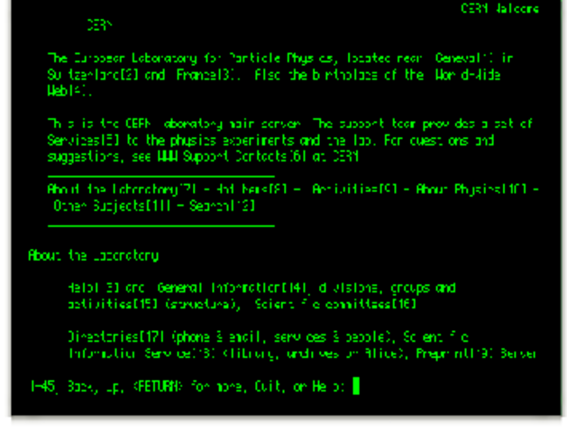 Primer Navegador de texto