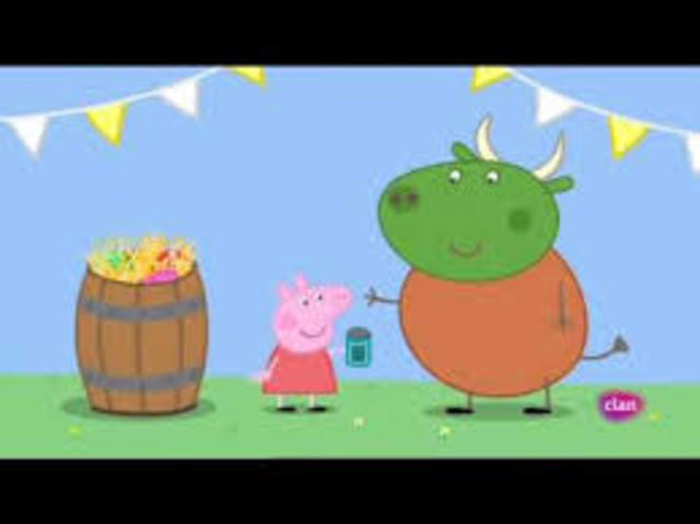 el lobo lo invita a una feria al dia siguiente, donde ocurre lo mismo y logra con suerte engañar al lobo al meterse en un barril de manteca y rodar