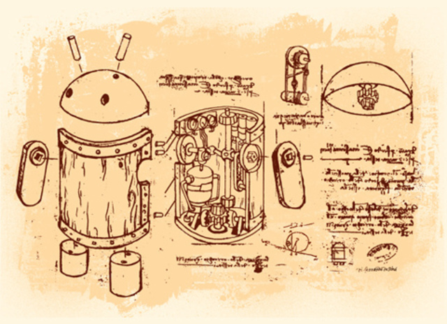 Androïde de  Léonard de Vinci