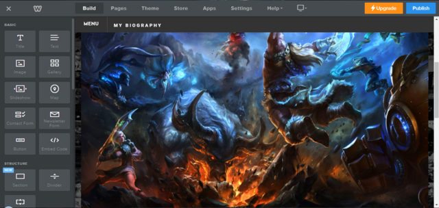 Began the Hobbies page