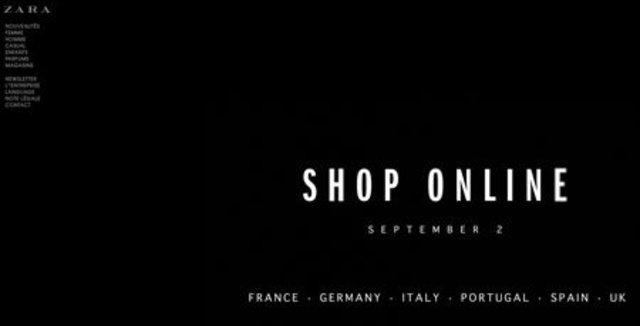 Zara empieza a vender online y se abre la tienda 5.000 en Roma (Italia)