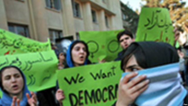 Pro-democracy students demonstrate