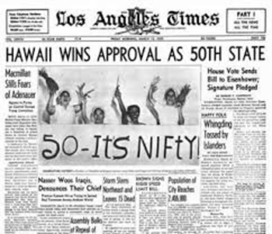 Hawaii Becomes a State