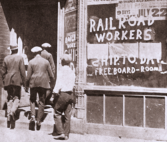 Railroad Shop Workers Strike