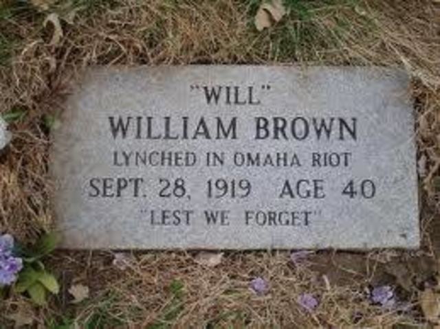 Terrible lynching of Will Brown