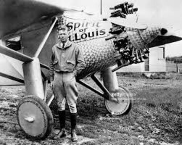 Charles Lindbergh's Trans-Atlantic flight