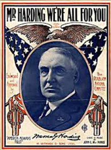 President Harding's Return to Normalcy