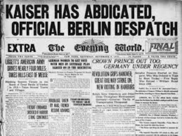 Wilhelm Abdicates
