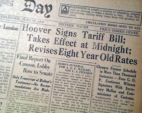 Smoot-Hawley Tariff