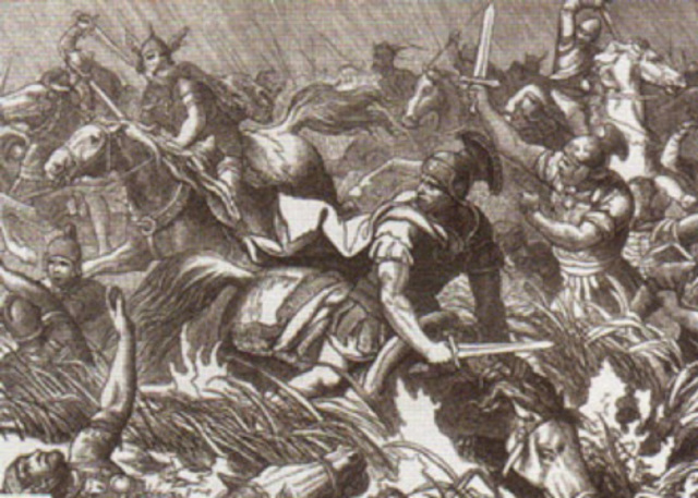 Clash between Romans and Goths (Adrianople)