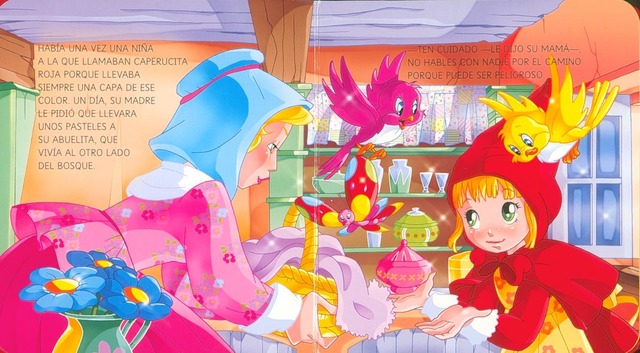 al final la abuela junto con caperucita logran comer tranquilas la merienda que le enviaron, para que se mejorara  muy pronto