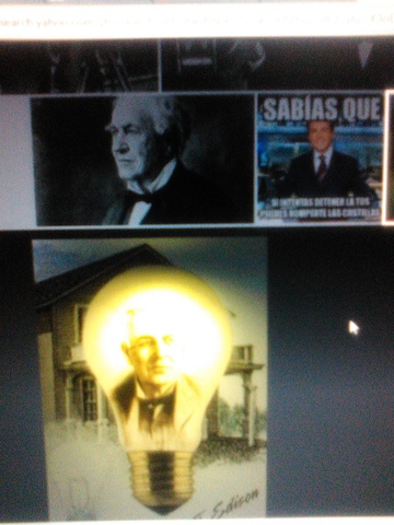 La bombilla (Thomas Alva Edison)
