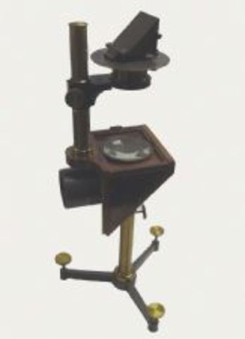 First overhead projector