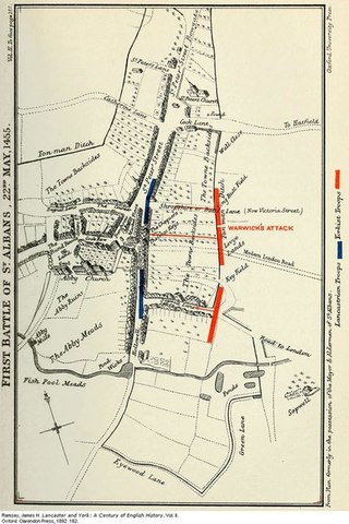 Первая битва при Сент- Олбансе