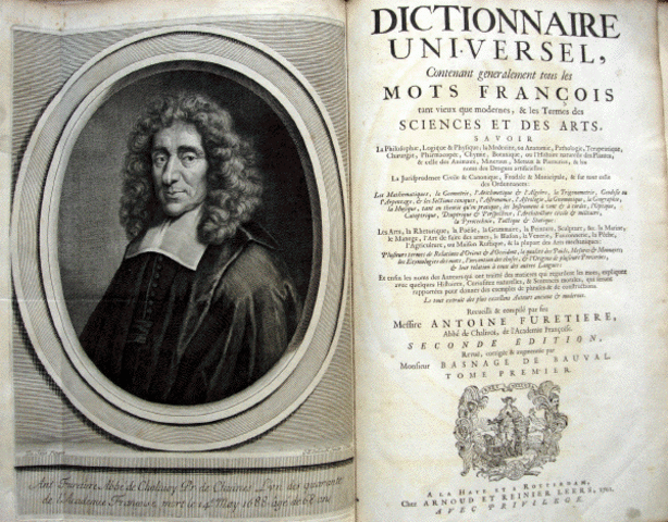 (L)-Antoine Furetière: "Dictionnaire Universel"