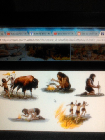 1.500.000 a.C   EL FUEGO  (hombre prehistórico)