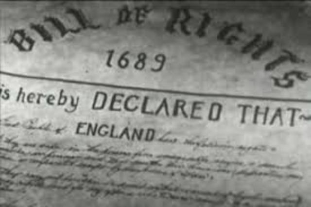 Glorious Revolution: English Bill of Rights