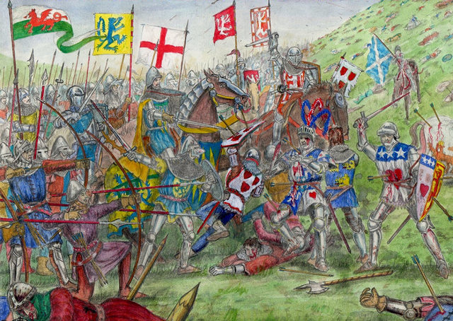 The Battle of Homildon Hill.