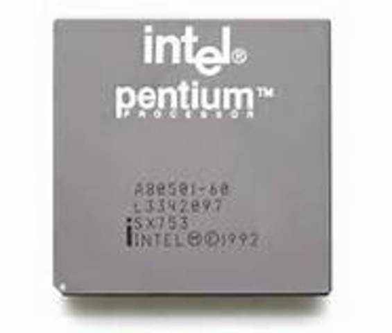 Primer procesador Pentium.