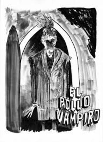 Primer ataque del pollo vampiro