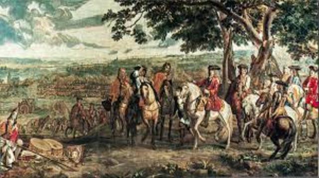 Finish of the War of the Spanish Succession