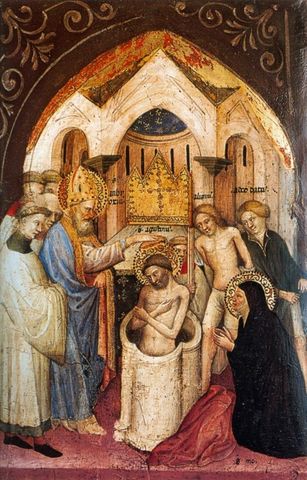 Baptism of St Augustine by St Ambrose