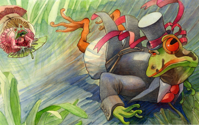 El final de un renacuajo paseador