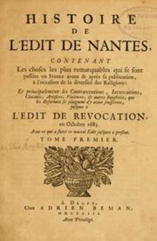 HISTOIRE: L´édit de Nantes: Henri IV