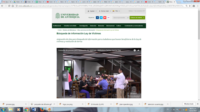 2015 - Difusión del servicio