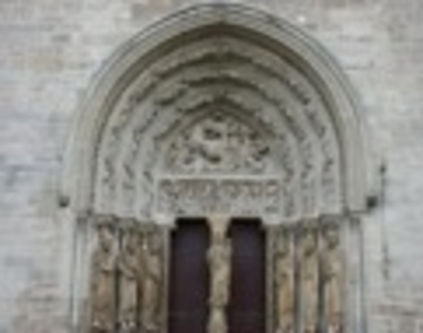 Tímpano de la Basílica de Saint-Denis
