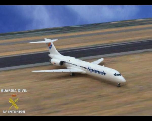 Recreación infográfica del accidente