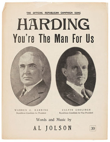 President Harding's Return to Normalcy