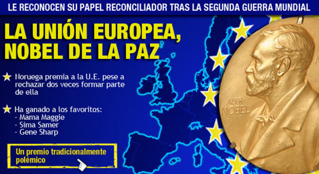 Premio Nobel a la UE.