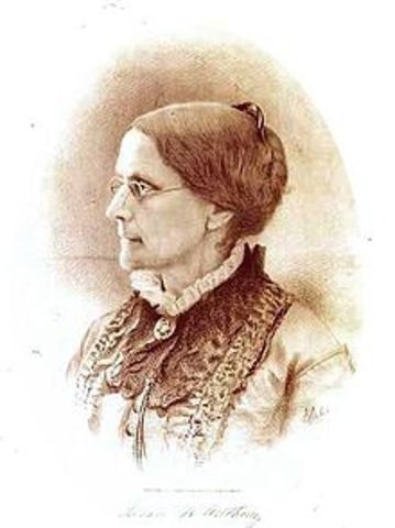 Susan B. Anthony Arrested for Voting