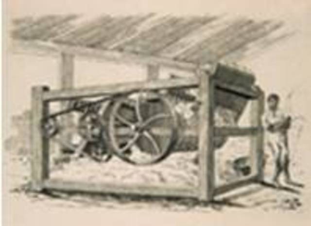 Desmontadora de algodón