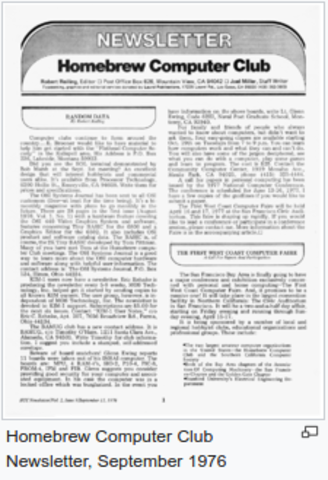 Homebrew Computer Club