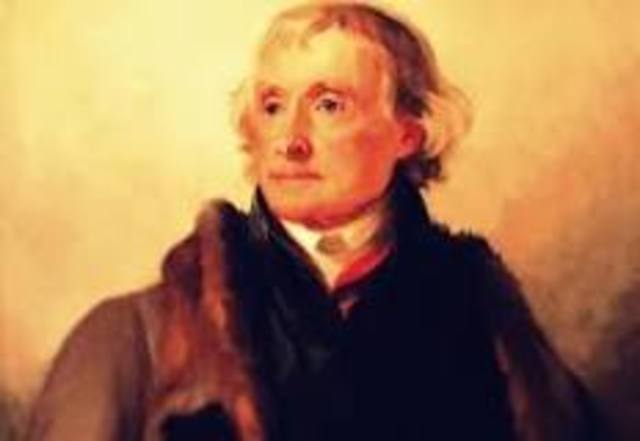 Thomas Jeffersons father's death