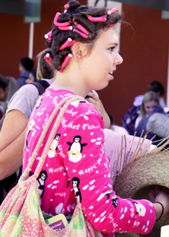 getting ready for the Grammys