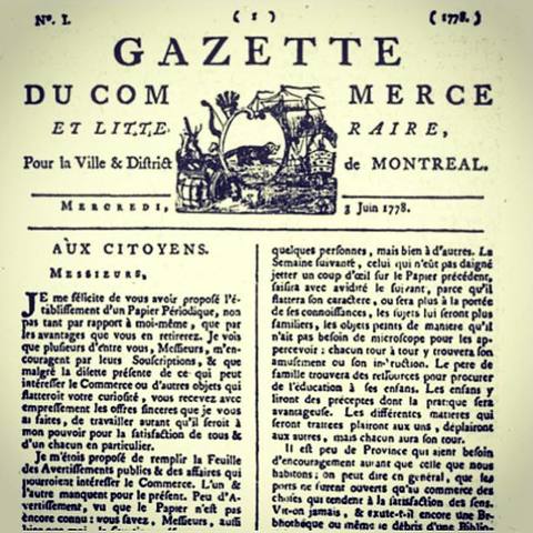The creation of La Gazette de Montreal/ The Montreal Gazette