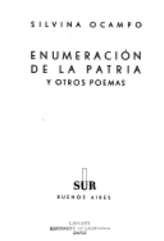 Enumeración de la Patria