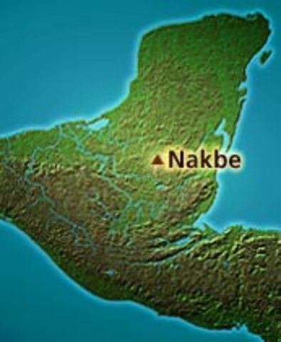 Nakbe  is the earliest well-documented city in the Maya lowlands where large structures have been dated to around 750 BC